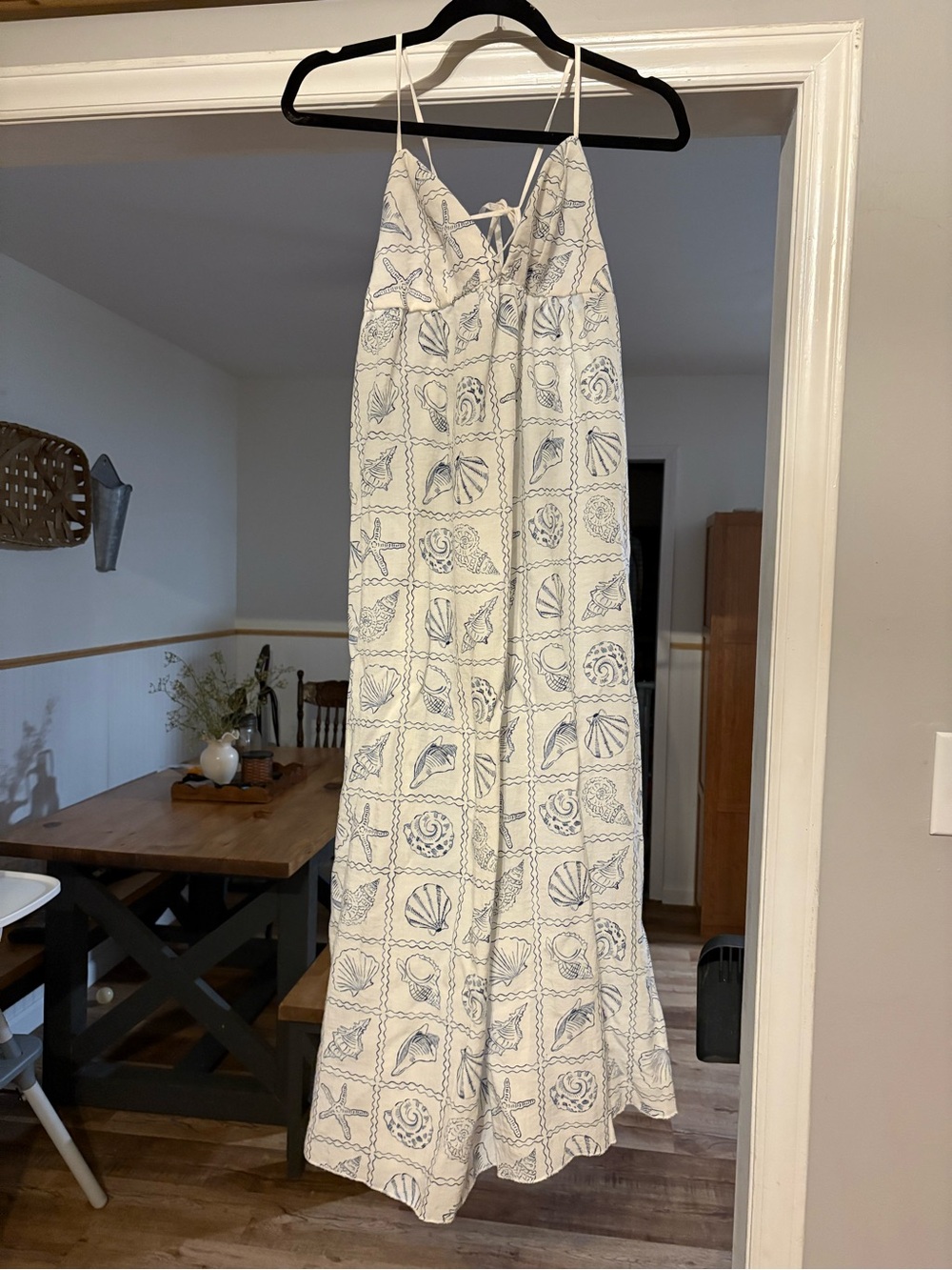Shell maxi dress